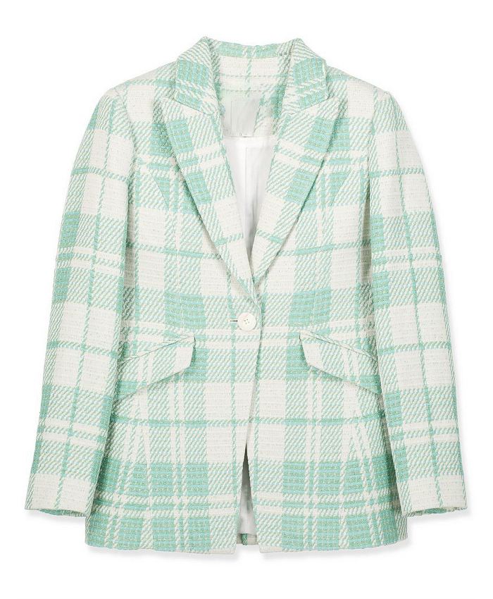 Fisk S03 Julia Zemiro Plaid Blazer