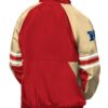 San Francisco 49ers Starter Prospect Half-Zip Pullover Red Jacket