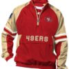 San Francisco 49ers Half Zip Jacket