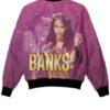 WWE Sasha Banks Retro Fanimation Pink Jacket