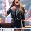 Shop WWE WrestleMania 41 Becky Lynch Black Cropped Leather Jacket