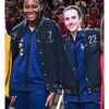 Shop Caitlin Clark WNBA 2025 Indiana Fever All-Stars Black Bomber Jacket