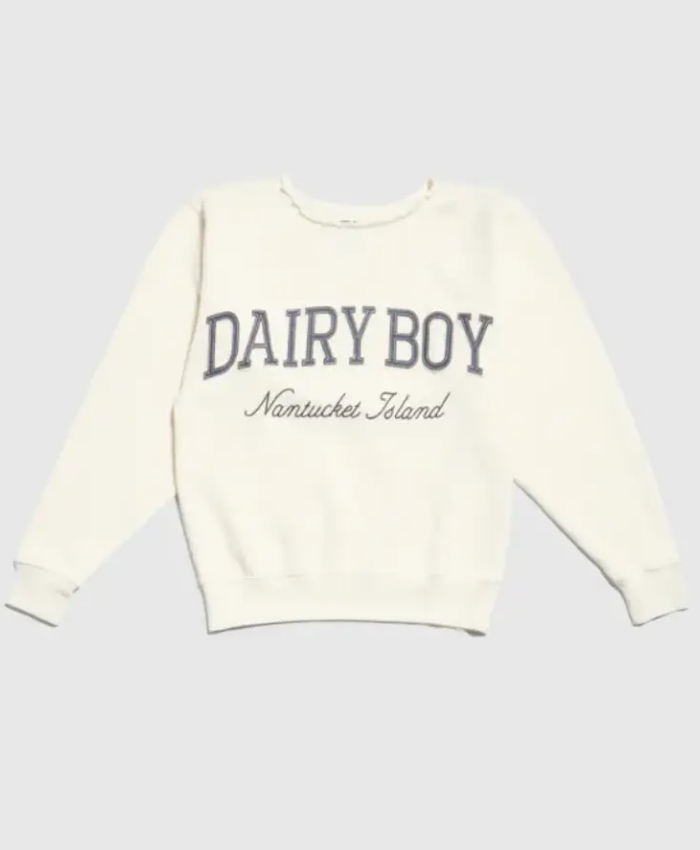 Shop Now Dairy Boy Cut Off Nantucket Island Crewneck Sweatshirt