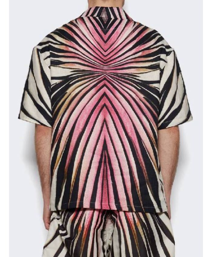 E! News Travis Kelce Pink Printed Shirt Shop Now