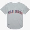 Emma Stone 2025 San Diego Tony Gwynn Grey Jersey