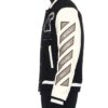 Lea Black And White Varsity Jacket