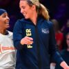 Lexie Hull Indiana Fever v Los Angeles Sparks Blue Hoodie