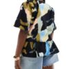 Madison Feliciano My Life Is Murder S05 Ebony Vagulans Abstract Print Top