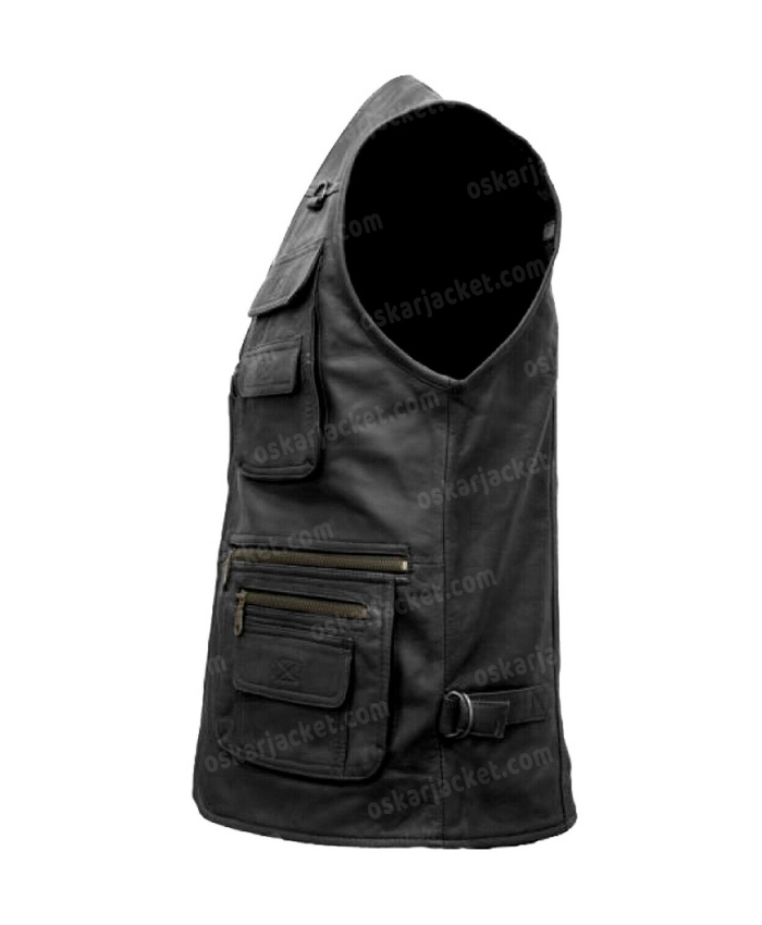 Mens 10 Pockets Military Utility Vest
