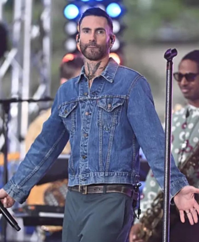 Adam Levine NBC Today 2025 Denim Jacket