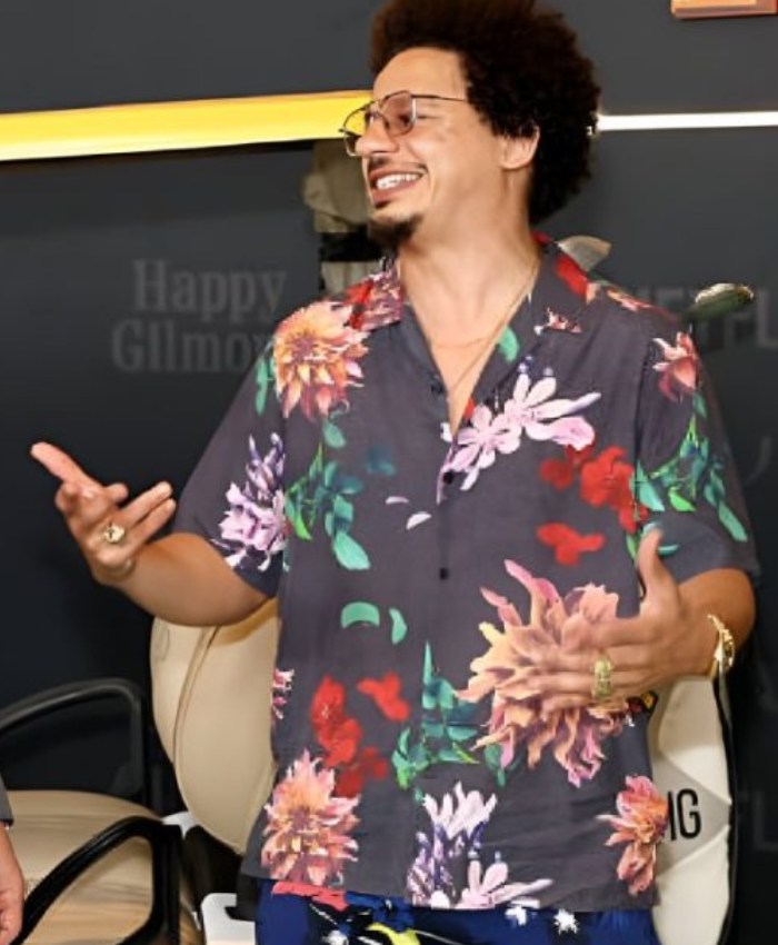 NEW YORK Premiere Happy Gilmore 2 Eric André Floral Shirt (2)