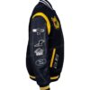 North Carolina A&T Varsity Navy Leather Jacket