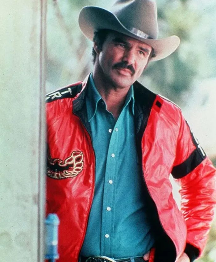 Order Burt Reynolds 1977 Movie Smokey and The Bandit Trans Am Red Leather Jacket