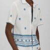 Nick Lachey Series Perfect Match S03 Short Sleeve Embroidered Shirt