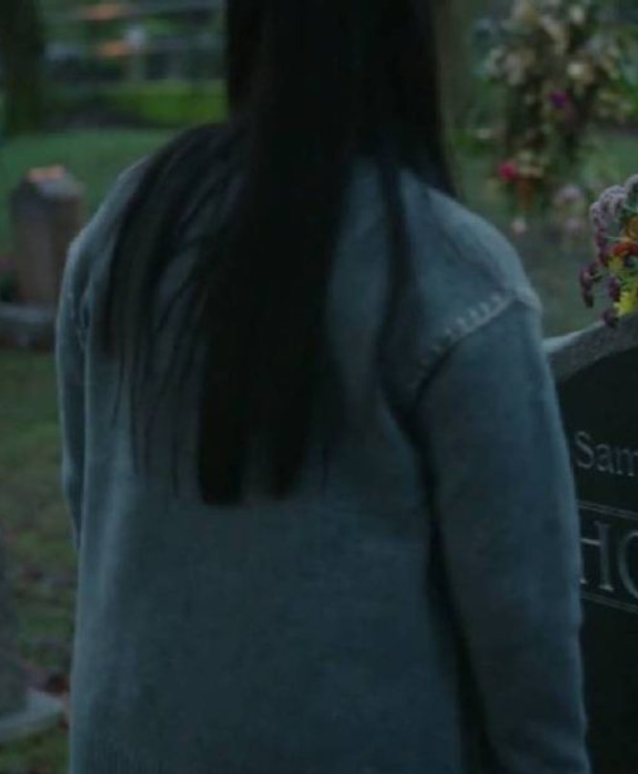 Shop Sara Tomko TV-Series Resident Alien Asta Twelvetrees Cardigan