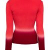 Sophia Choi TV Series Days of our Lives 2025 Rachel Boyd Red Ombre Cardigan