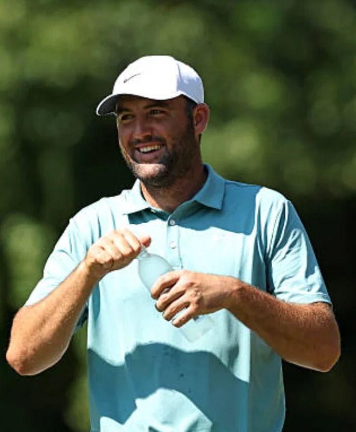 St. Jude Championship 2025 Scottie Scheffler Heathered Golf Polo T-Shirt