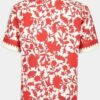 TV-Series Perfect Match S03 Nick Lachey Red Floral Print Shirt