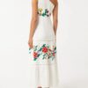 The Good Stuff With Mary Berg 2025 One Shoulder Floral White Dress