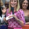 The Today Show 2025 Jill Martin Pink Strawberry Print Sweater