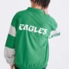 Unisex - Philadelphia Eagles GreenWhite Full-Zip Jacket