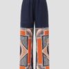 TV-Series Smartypants S02 Rekha Shankar Blue Geo Print Pant