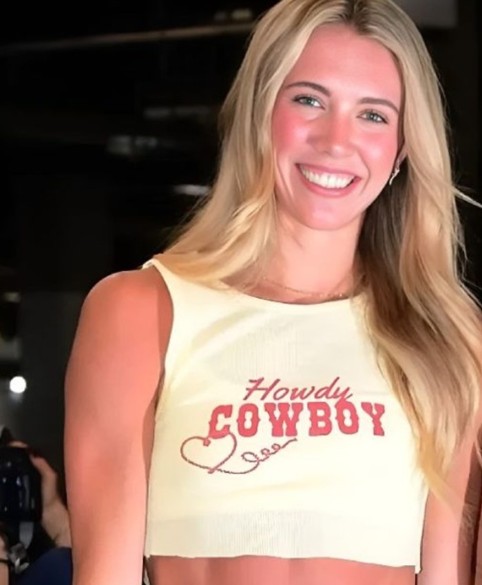 Indiana Fever Sophie Cunningham Howdy Cowboy Crop Top