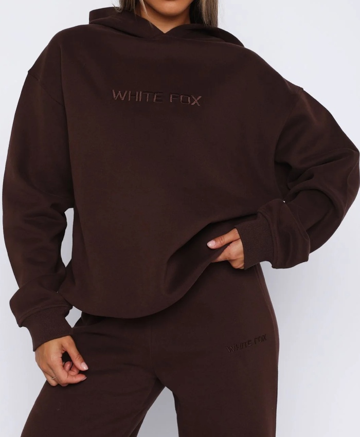 Stay Lifted Oversized Bitter Chocolate Hoodie