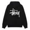 Buy Stussy Black Hoodie For Unisex