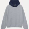 Stussy Two Tone Pullover Grey Hoodie