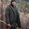Michael Atkinson Alone Australia S03 Green Hooded Jacket