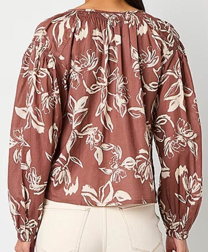 Joy Kamara Dexter Resurrection Floral Blouse