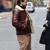 Dr. Death S02 Edgar Ramirez Brown Shearling Leather Jacket