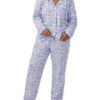 Leanne 2025 Leanne Morgan Blue Printed Pajamas