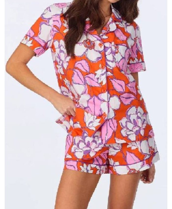 Leanne 2025 Leanne Morgan Floral Print Pajamas