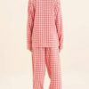 Leanne S1 Leanne Morgan Red Gingham Pajamas