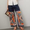 Shop Smartypants S2 Rekha Shankar Blue Geo Print Pant