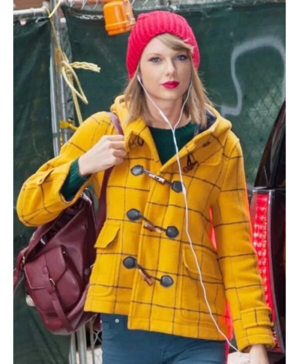 NYC Taylor Swift Paddington Bear Yellow Toggle Coat