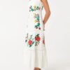 The Good Stuff With Mary Berg One Shoulder Floral Dress