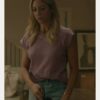 The Hunting Wives Brittany Snow Purple Top