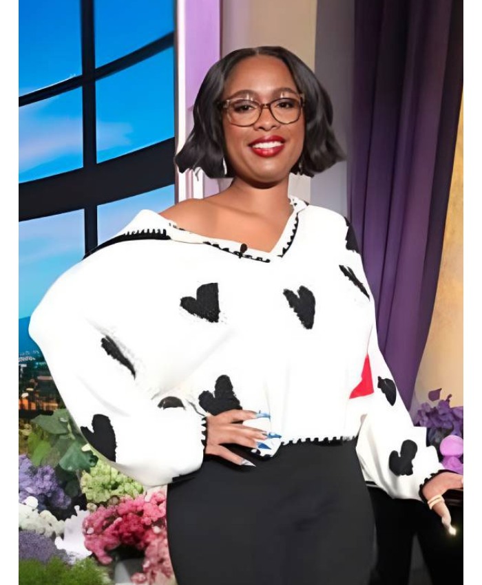 Shop The Jennifer Hudson Show 2025 Jennifer Hudson Heart Sweater
