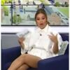 Melissa Grelo The Social 2025 White Crystal Embellished Shirt