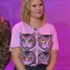 The Today Show 2025 Jenna Pink Mystic Cat Print T-Shirt