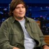 The Tonight Show Starring Jimmy Fallon Season 12 Drew Dunn Olive Green Over Shirt Jacket