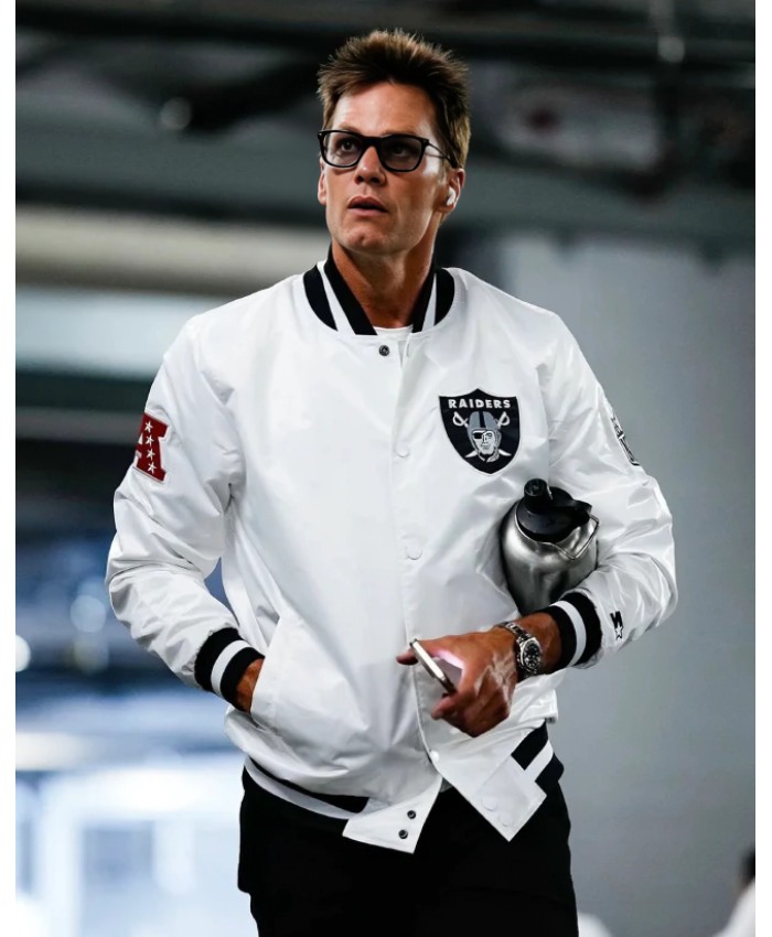 Tom Brady 2025 Raiders Varsity Jacket