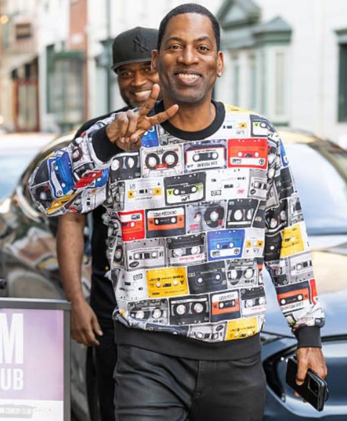 Philadelphia Show Tony Rock Cassette Tape Printed Sweatshirt