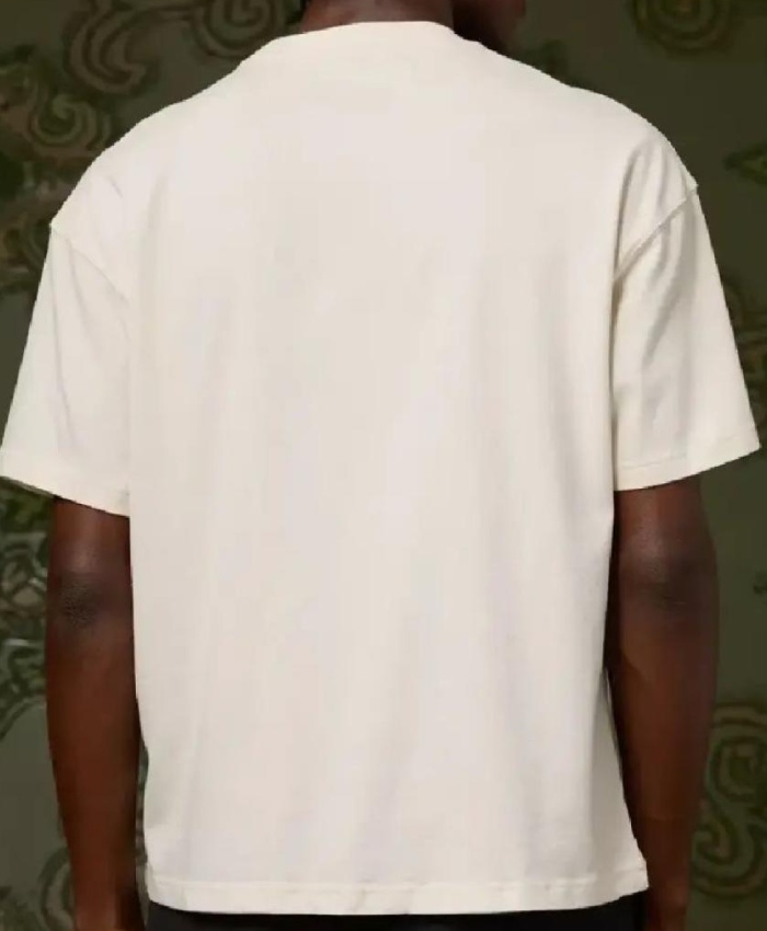 Travis Kelce Hotel Graphic White cotton T-Shirt