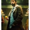 Dept. Q Matthew Goode Shearling Leather Jacket