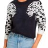 Celebrity IOU 2025 Tyra Banks Leopard Sleeve Sweater