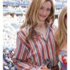 Sarah Pidgeon 2025 US Open Striped Shirt